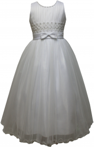 GIRLS CASUAL DRESSES (0232318) WHITE